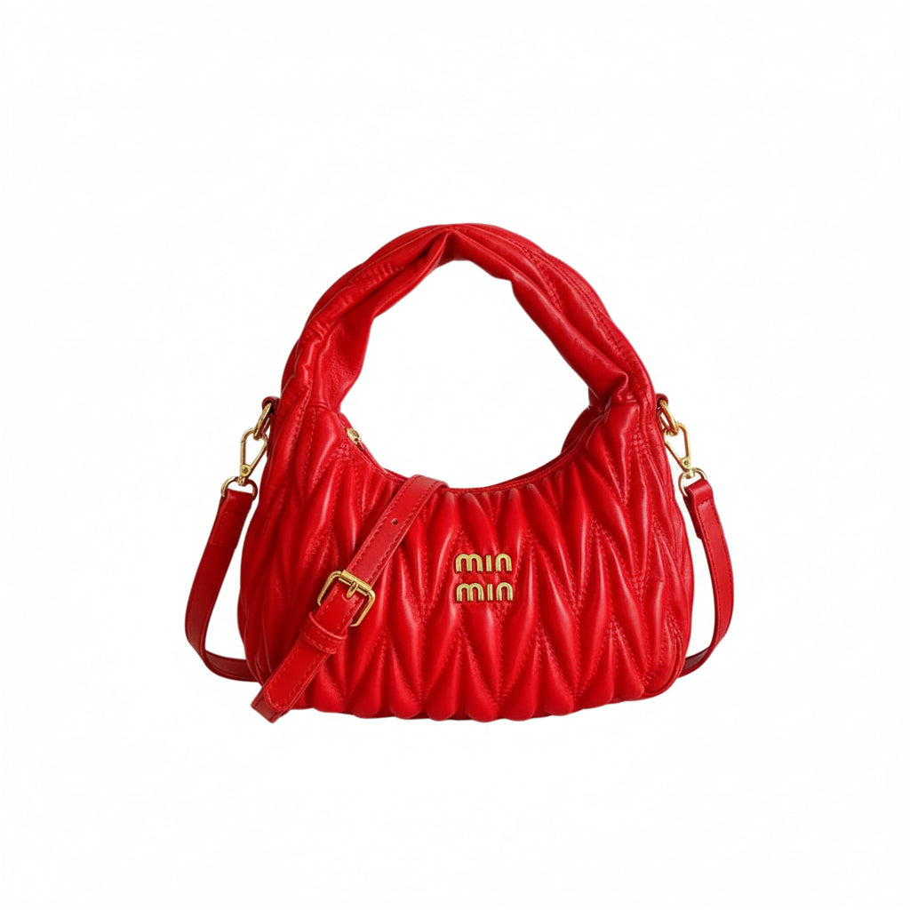 Pleated Cloud Ladies Handbags High Quality PU Shopping Shoulder Bags for Women Removable Shoulder Strap Crossbody Bag Small Bags Neia